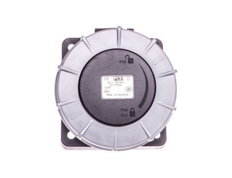 Gniazdo tablicowe 63A 4P 500V /100x112/ czarne IP67 POWER TWIST 434-7