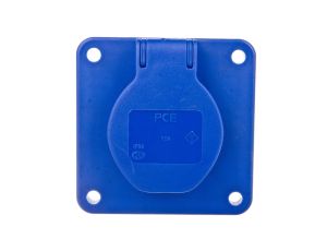 Gniazdo tablicowe 10/16A 2P+Z 230V niebieskie IP54 108-8bc