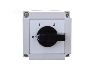 Łącznik krzywkowy 0-1-2 2P 10A w obudowie 4G10-252-PK