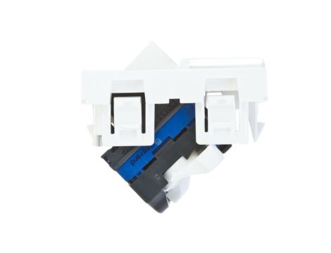 MOSAIC Gniazdo komputerowe podwójne podwójneRJ45 kat.6 FTP IP20 białe 076506