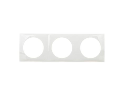 Integro Ramka potrójna pozioma/pionowa biała 918192519