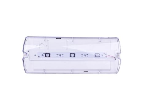 Oprawa awaryjna LED 3,2W 1h IP65 IIkl. jednozadaniowa HELIOS W autotest do niskich pomieszczeń HWM/3,2W/B/1/SE/AT/TR