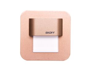 Oprawa przyschodowa SALSA mini LED Light 10 V DC 0,4 W IP 66 3000 K mosiądz mat