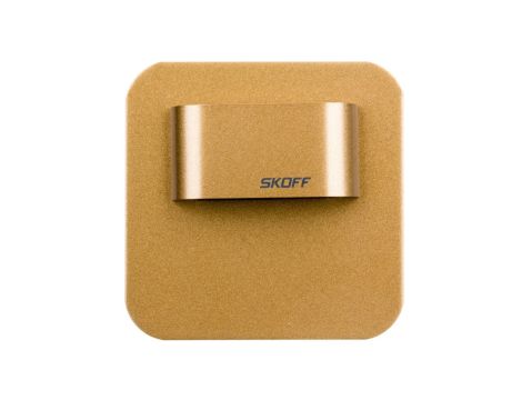 Oprawa przyschodowa SALSA mini Short LED Light 10 V DC 0,4 W IP 66 3000 K mosiądz mat