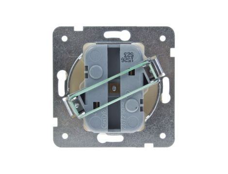 KARO Gniazdo potrójne b/u 2.5A EURO ecru perłowy GP-3S/m/42