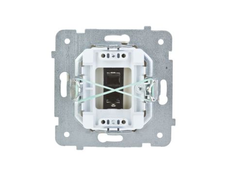 KARO Gniazdo głośnikowe pojedyncze ecru perłowy GG-1S/m/42