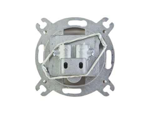 KARO Gniazdo antenowe RTV przelotowe 10dB ecru perłowy GPA-10SP/m/42