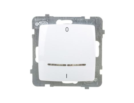 KARO Łącznik podwójny z podświetleniem biały ŁP-11SS/m/00