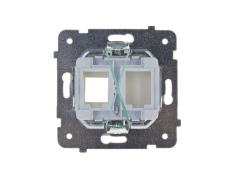 KARO Obudowa gniazda komputerowego pojedynczego ecru perłowy GPK-1S/p/42