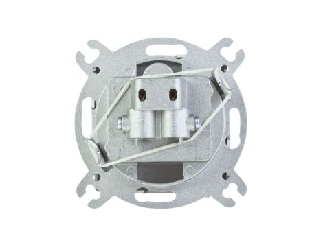 KARO Gniazdo antenowe RTV-SAT przelotowe czekoladowy metalik GPA-SSP/m/40