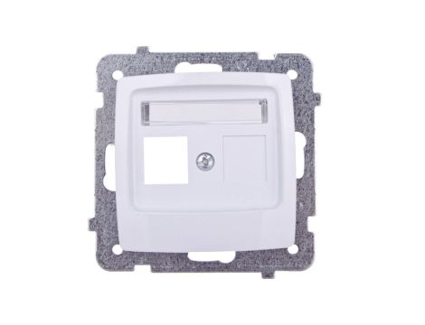 KARO Obudowa gniazda komputerowego pojedynczego biały GPK-1S/p/00