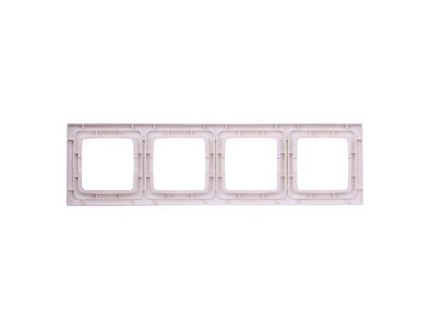 KARO Ramka poczwórna do łączników IP44 ecru perłowy RH-4S/42