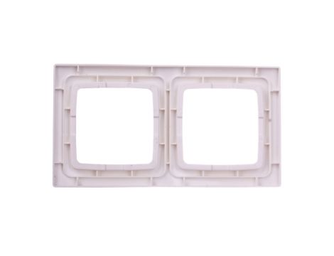 KARO Ramka podwójna do łączników IP44 ecru perłowy RH-2S/42