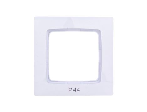 KARO Ramka pojedyncza do łączników IP44 biała RH-1S/00