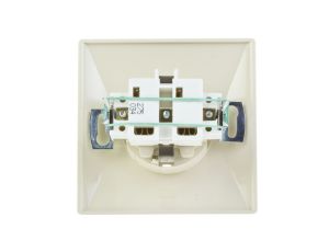 AKCENT Gniazdo pojedyncze z/u Schuko z przesłonami beżowe GP-1ASP/01