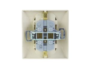 AKCENT Gniazdo podwójne z/u Schuko beżowe GP-2AS/01