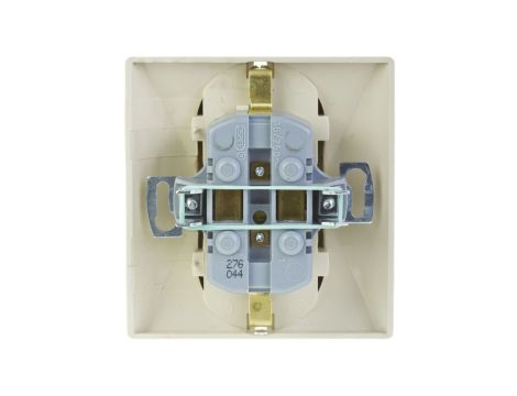 AKCENT Gniazdo podwójne z/u Schuko beżowe GP-2AS/01