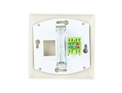 AKCENT Gniazdo komputerowe pojedyncze RJ45 kat.5e MMC beżowe GPK-1A/K/01