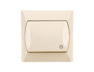 AKCENT Przycisk /światło/ beżowy ŁP-5A/01
