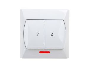 AKCENT Łącznik żaluzjowy z podświetleniem biały ŁP-7AS/00