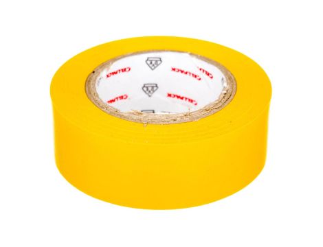 Taśma izolacyjna PVC, 128 0.15-19-10 żółta, 145811 /10szt./