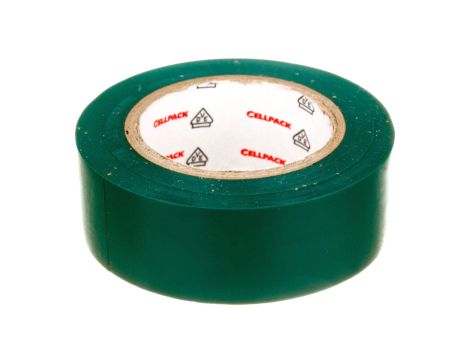 Taśma izolacyjna PVC, 128 0.15-19-10 zielona, 145814 /10szt./