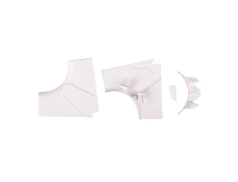 Naroże kanału wewnętrzne regulowane DLP 50x105 /1x przegroda/ 010606