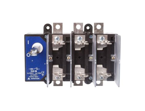 Rozłącznik bezpiecznikowy 3P 160A NH00 RAB 00 P3 160A