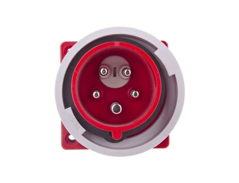 Wtyczka tablicowa (zwrotnica faz) 16A 5P 400V czerwona IP67 86152-6