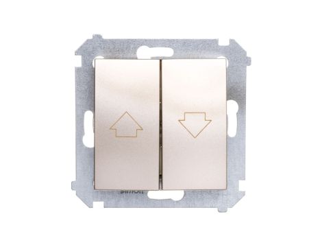 Simon 54 Przycisk żaluzjowy DZP1W.01/44