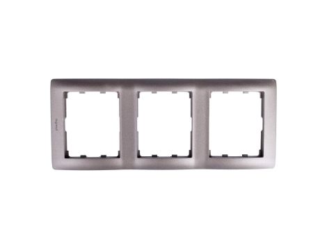 SISTENA LIFE Ramka potrójna pionowa choco 771207