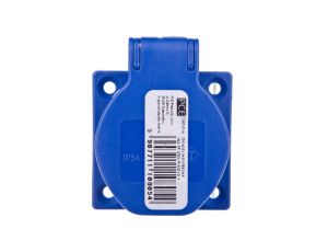Gniazdo tablicowe 10/16A 2P+Z 230V niebieskie IP54 1040-0bs