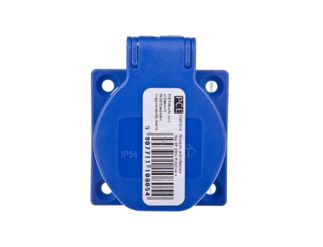 Gniazdo tablicowe 10/16A 2P+Z 230V niebieskie IP54 1040-0bs