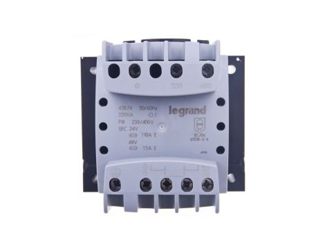 Transformator bezpieczeństwa separacyjny 220VA 230-400/24-48V 042874