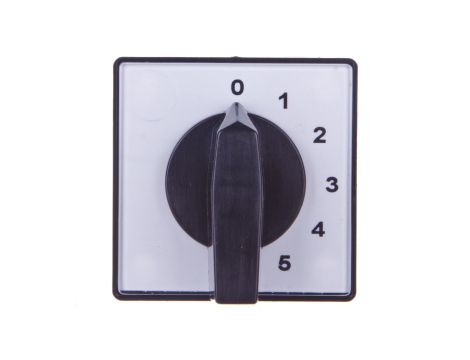 Łącznik krzywkowy 0-1-2-3-4-5 2P 10A do wbudowania 4G10-126-U