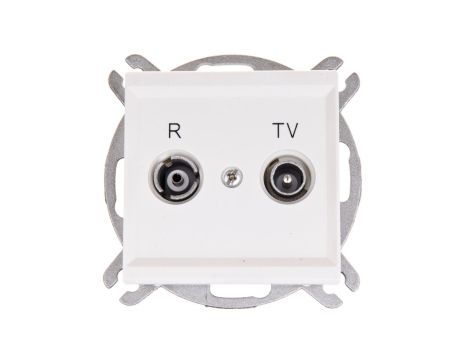 SONATA Gniazdo antenowe RTV końcowe 2,5-3dB ecru GPA-RK/m/27