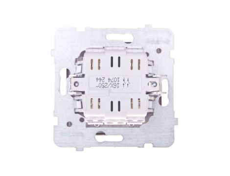 SONATA Łącznik podwójny z podświetleniem czekoladowy metalik ŁP-11RS/m/40