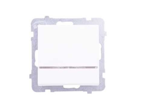 SONATA Łącznik kontrolny z podświetleniem ecru ŁP-12RS/m/27