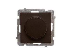 SONATA Ściemniacz przyciskowo-obrotowy /żarowy i halogenowy/ czekoladowy metalik ŁP-8R/m/40