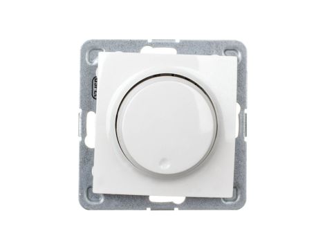 IMPRESJA Ściemniacz przyciskowo-obrotowy /żarowy i halogenowy/ ecru ŁP-8Y/m/27