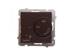 SONATA Regulator temperatury /czujnik podłogowy/ czekoladowy metalik RTP-1R/m/40