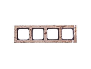 SONATA Ramka poczwórna kameń (forest) R-4RK/36