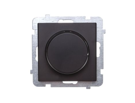 SONATA Ściemniacz przyciskowo-obrotowy /żarowy i halogenowy/ czarny metalik ŁP-8R/m/33