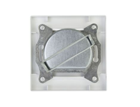 Gniazdo antenowe Asfora RTV przelotowe 4dB białe z ramką EPH3300221