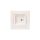 Gniazdo telefoniczne Asfora pojedyncze RJ11 kremowe z ramką EPH4100123