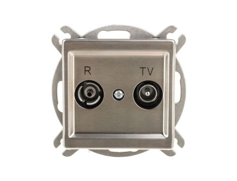 SONATA Gniazdo antenowe RTV końcowe 2,5-3dB stal inox GPA-RMK/m/37