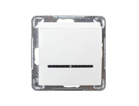 IMPRESJA Łącznik hotelowy z podświetleniem ecru ŁP-15YS/m/27