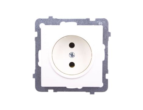 SONATA Gniazdo pojedyncze b/u ecru GP-1R/m/27