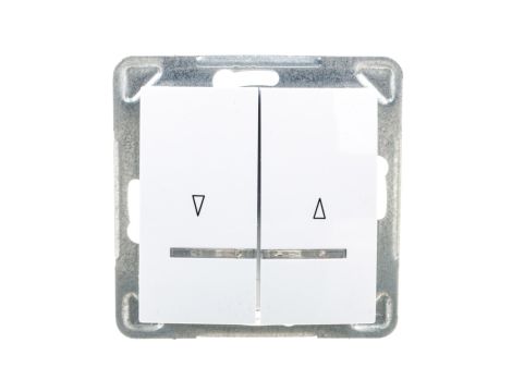 IMPRESJA Łącznik żaluzjowy z podświetleniem biały ŁP-7YS/m/00