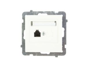 AS Gniazdo telefoniczne pojedyncze RJ11 ecru GPT-1G/m/27